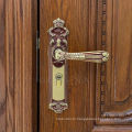 Walnut color middle east kitchen room entrance interior casement mahogany solid  wood door for front gate